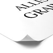 Hart Photo Collage Life - Levenslang Aangepast beg Poster (Hoek)