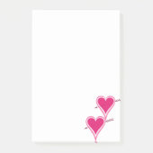 Hart & Pijl-Framboos Post-it® Notes (Voorkant)
