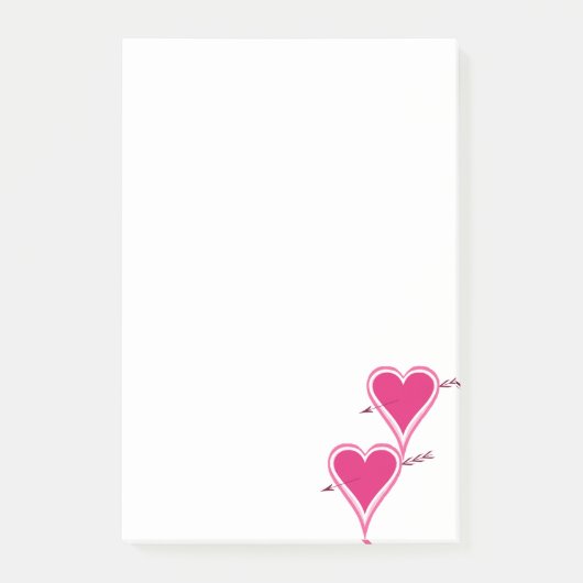 Hart & Pijl-Framboos Post-it® Notes (Voorkant)