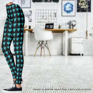 Hart & Pijl- Navy Blauwgroen Leggings