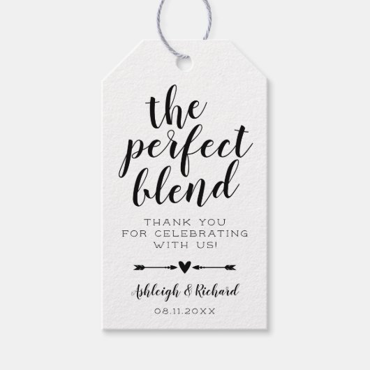 Hart & Pijlen Calligrafie De Perfecte Mix Cadeaulabel (Voorkant)