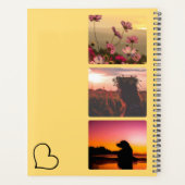 Hart Planner Met Naam Foto Script Maatwerk Cadeau (Achterkant)