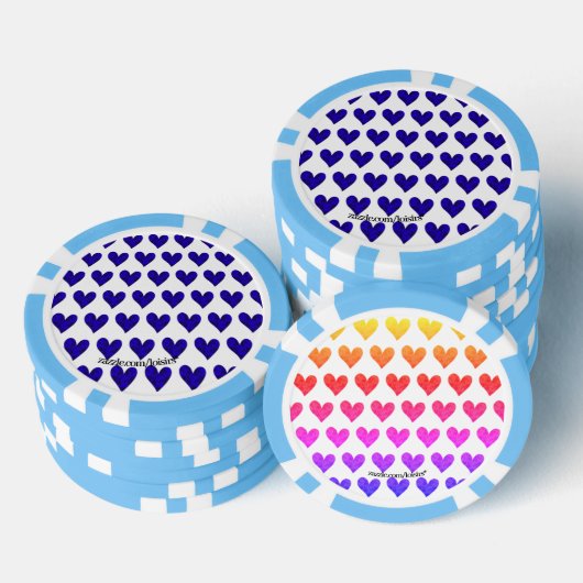 hart poker chips (Opstapeling)