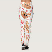 Hart, pop & bal grafisch patroon leggings (Achterkant)