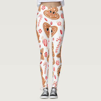 Hart, pop & bal grafisch patroon leggings