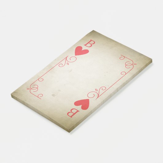  hart post-it® notes (Schuin)