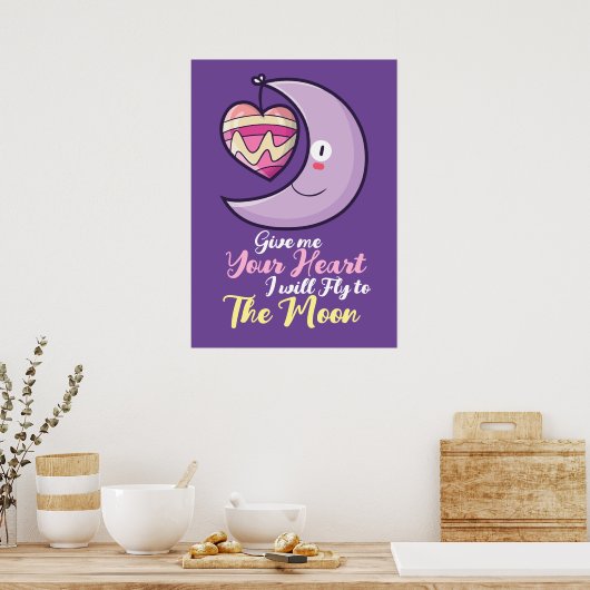 hart poster (Keuken)