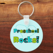Hart Preschool Rocks Tshirts en Gifts Sleutelhanger (Voorkant)