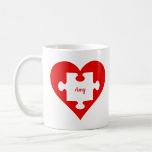 Hart & Puzzel Cadeaus voor Hem/Haar Koffiemok