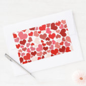 hart rechthoekige sticker (Envelop)