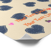 Hart Regen Baby Kinderen Print (Hoek)