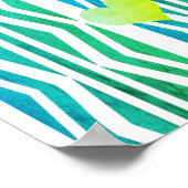 Hart Regen Baby Shower Kinderkamer Poster Banner (Hoek)