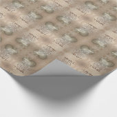 Hart Religieuze Aanmoediging, Grunge Cadeaupapier (Hoek)