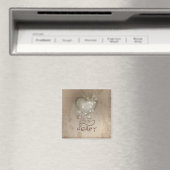 Hart Religieuze Aanmoediging, Grunge Magneet (Insitu (Vaatwasser))