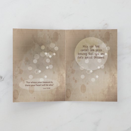 Hart religieuze aanmoediging kaart (Binnen)