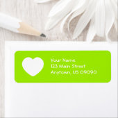 Hart retour adres label (lime groen) (Insitu)