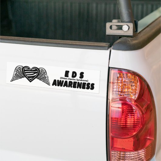 Hart/ringen... EDS Bumpersticker (Op Truck)