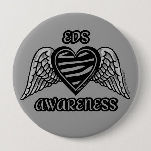 Hart/ringen... EDS Ronde Button 4,0 Cm