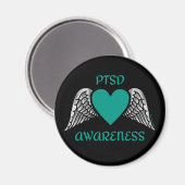 Hart/ringen...PTSD Magneet (Voorkant / Achterkant)