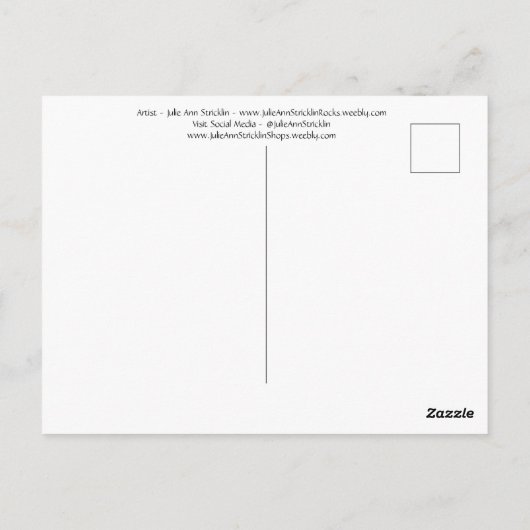 Hart ROCK! Postkaarten doen het ook! (Achterkant)