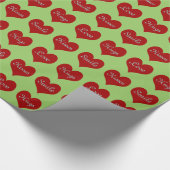 Hart ~ Rollcadeau voor het oppakken van papier - K (Hoek)