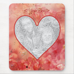 Hart Romance Mousepad- Sjabloon Muismat