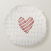 Hart rond kussen (Voorkant)