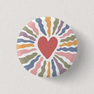 hart ronde button 3,2 cm