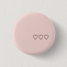 Hart Ronde Button 3,2 Cm