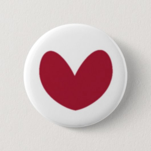 hart ronde button 5,7 cm (Voorkant)