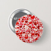 hart ronde button 5,7 cm (Voorkant /achterkant)