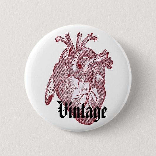 hart ronde button 5,7 cm (Voorkant)