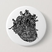 hart ronde button 7,6 cm (Voorkant)