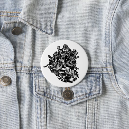 hart ronde button 7,6 cm (In situ)