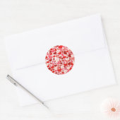 hart ronde sticker (Envelop)