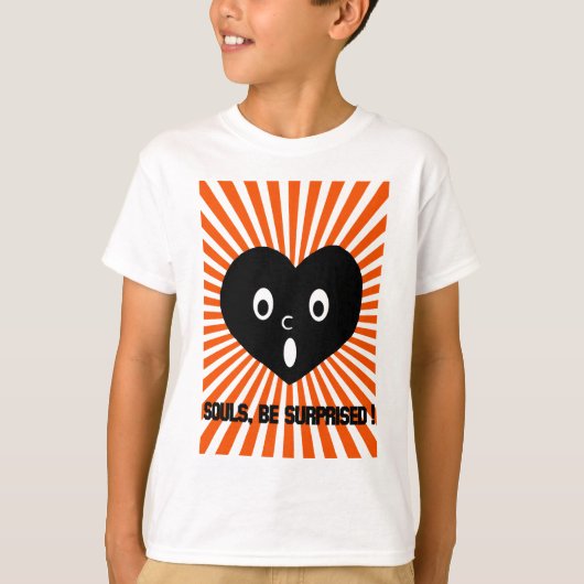 hart rood en wit t-shirt (Voorkant)