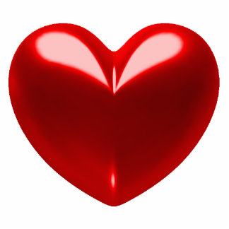 Hart - rood fotobeeldje button