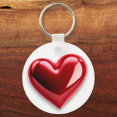 Hart Rood Sleutelhanger (Voorkant)