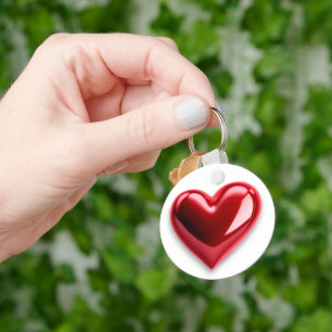 Hart Rood Sleutelhanger