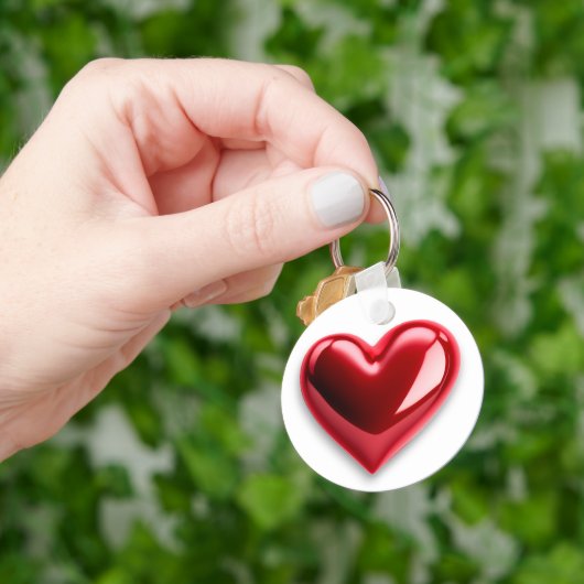 Hart Rood Sleutelhanger (Hand)