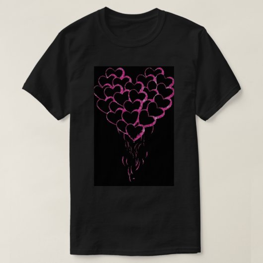 Hart rood. t-shirt (Design voorkant)