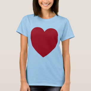 hart rood t-shirt