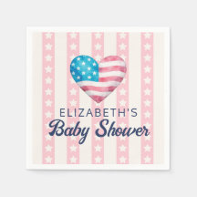Hart & Roze Sterren Strepen Baby Shower
