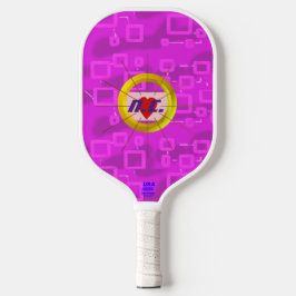 Hart Roze Tint Squares Pickleball Paddle