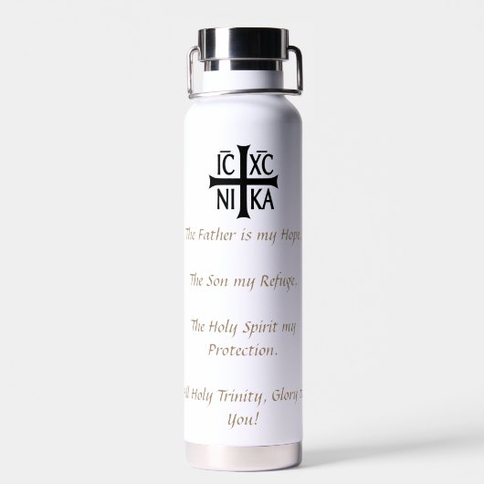 Hart Rozenkrans Waterfles (Achterkant)