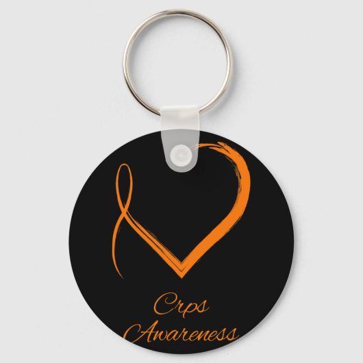 Hart RSD CRPS Awareness 1 Sleutelhanger (Voorkant)