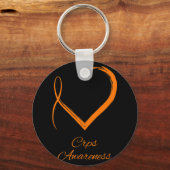 Hart RSD CRPS Awareness 1 Sleutelhanger (Voorkant)