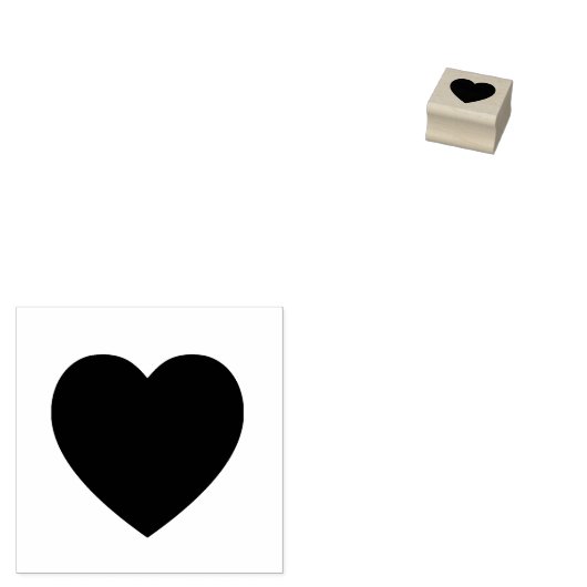 Hart rubberen stempel (Gestempeld)