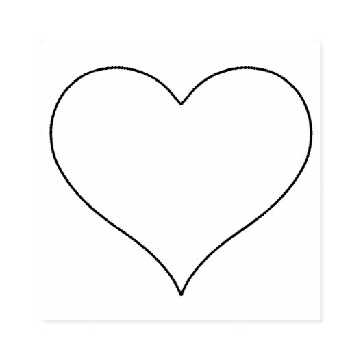 hart rubberstempel (Afrduk)