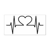 hart rubberstempel (Afrduk)